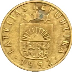 Lettonie 10 santimu 1992