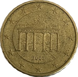 10 cents euro 2002 J Hambourg