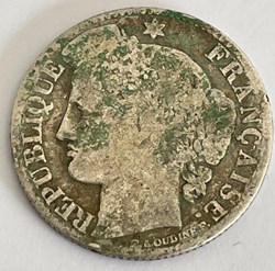 50 centimes Cérès 1871 Paris