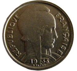 5 francs Bazor 1933 Type A