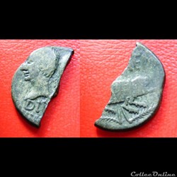 Dupondius - "Demi-as" NÎMES - AUGUSTE et AGRIPPA - COL - NEM