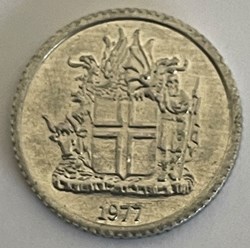 Islande -1 króna 1977