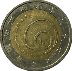 2 euros Grotte de Postojna 2013