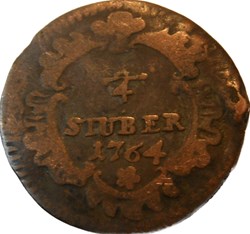 Allemagne - ¼ stüber - Maximilien-Frédéric de Königsegg-Rothenfels 1764