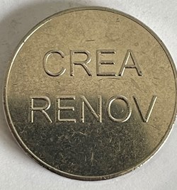 Jeton de Lavage voiture CREA RENOV
