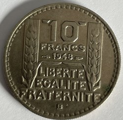 10 francs Turin 1948 B