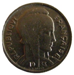 5 francs Bazor 1933 Type B