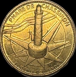 Jeton touristique - PHARE DE CHASSIRON - LANTERNE ET SYSTEME OPTIQUE 2022