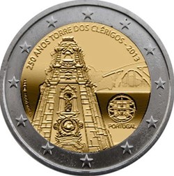 2 Euros 250e anniversaire de la construction de la Tour des Clercs 2013