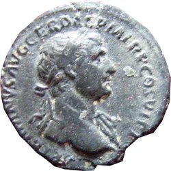 Denier TRAJAN et TRAJAN PÈRE Denier