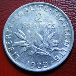 2 francs Semeuse 1900