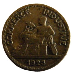 50 centimes Chambres de commerce 1923
