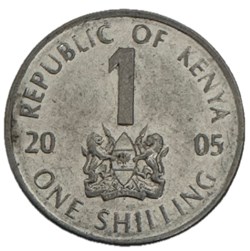 Kenya - 1 shilling Jomo Kenyatta petit module 2005