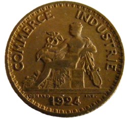1 Franc Chambres de commerce 1924