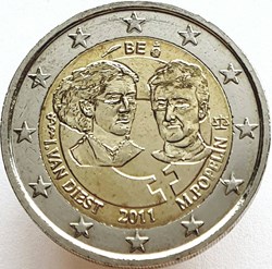 2 Euros 100e anniversaire de la Journée internationale des droits de la femme 2011