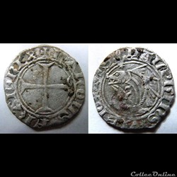 DAUPHINS DU VIENNOIS - CHARLES VII Petit blanc