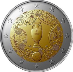 2 Euros Championnat d'Europe de football 2016 en France, du 10 juin au 10 juillet 2016