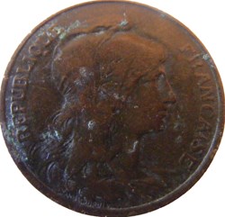 5 centimes Daniel-Dupuis 1907
