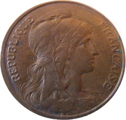 5 centimes Daniel-Dupuis 1916 Etoile
