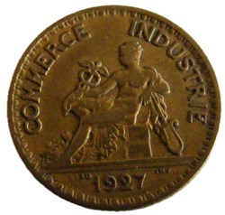 1 Franc Chambres de commerce 1927