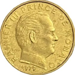 Monaco 10 centimes - Rainier III 1979