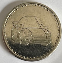 Jeton de Lavage voiture de sport