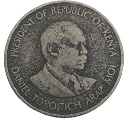 Kenya - 1 shilling Arap Moi 1980