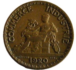 1 Franc Chambres de commerce 1920