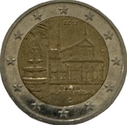 2 Euros présidence du Bade-Wurtemberg au Bundesrat 2013 G Karlsruhe