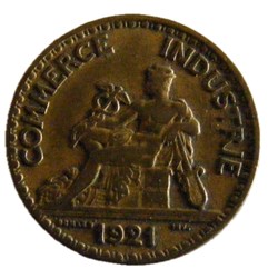 50 centimes Chambres de commerce 1921