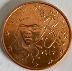 5 centimes euro 2019