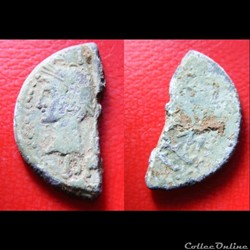 Dupondius - "Demi-as" NÎMES - AUGUSTE et AGRIPPA - COL - NEM