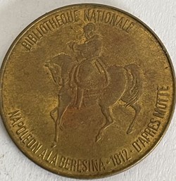 Jeton - Total - Bicentenaire Napoléon n° 17 - Napoléon à la Beresina