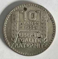10 francs Turin 1933