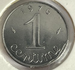 1 centime Épi 1976