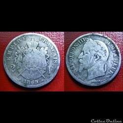 2 francs - 1869 A