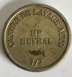 Jeton de Lavage voiture Heyral