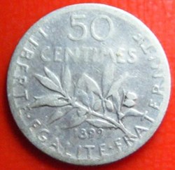 50 centimes Semeuse 1899