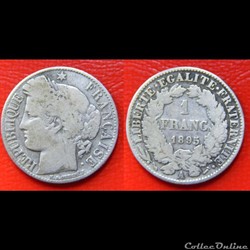 1 franc Cérès 1895 A