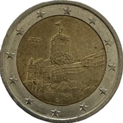 2 euros Thuringe J Hambourg 2022