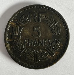 5 francs Lavrillier 1945