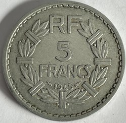5 francs Lavrillier 1945