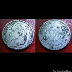 2 francs - 1868 A