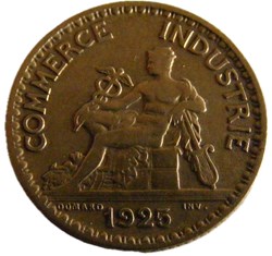 1 Franc Chambres de commerce 1925