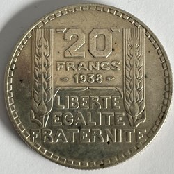 20 francs Turin 1938