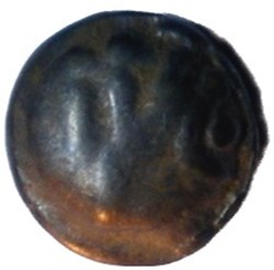¼ de statère aux segments de cercles, cheval à gauche