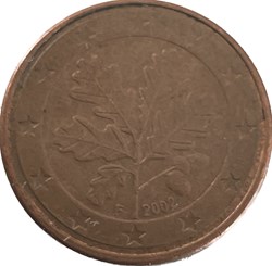 5 cents 2002 F Stuttgart
