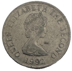 Jersey 10 pence Elizabeth II 2e effigie 1992