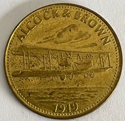 Jeton - L'épopée de l'espace - n° 06 - Alcock & Brown 1919
