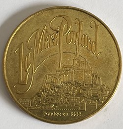 Jeton touristique - Monnaie de Paris - La Mère Poulard Fondée en 1888